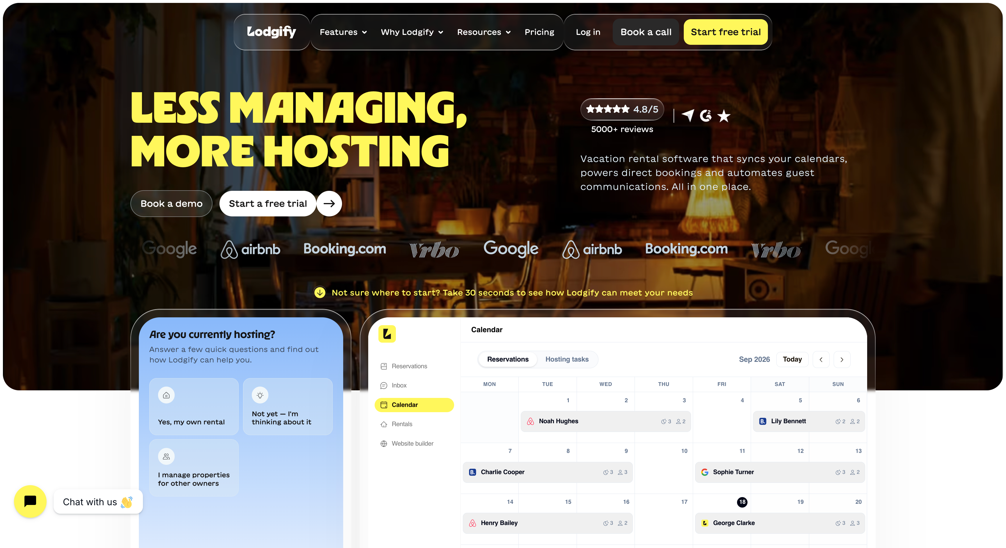 Lodgify homepage
